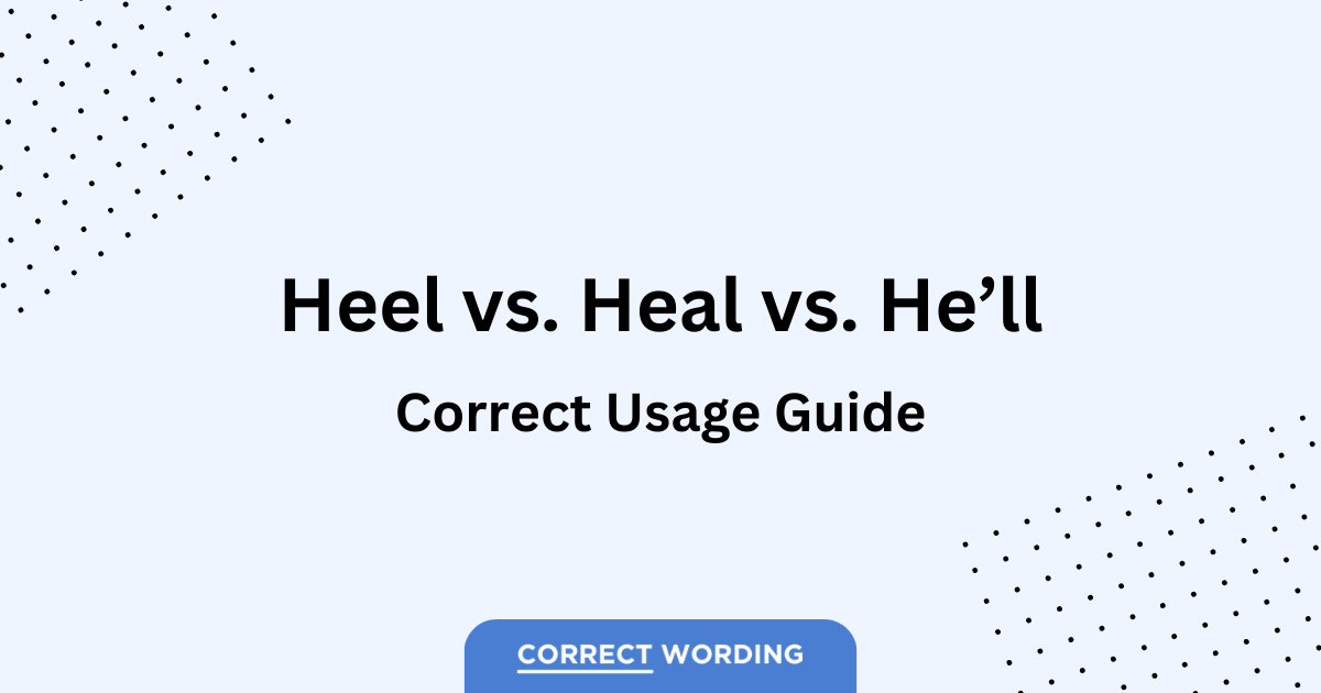 heel heal hell usage guide