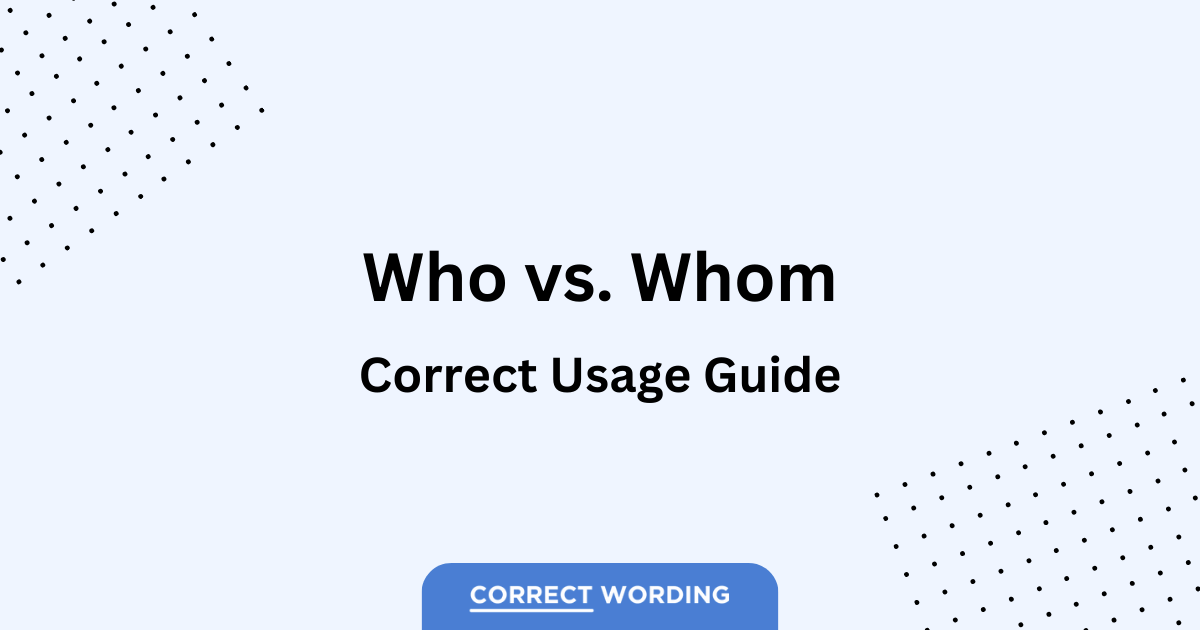 who vs whom usage guide