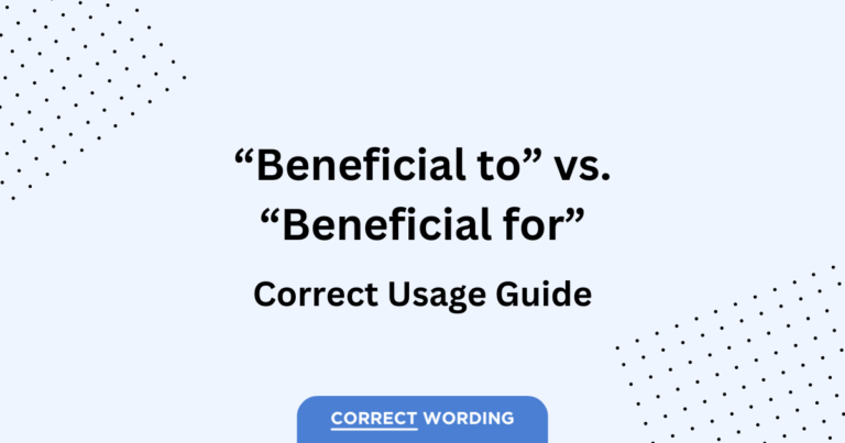 beneficial to vs for usage guide