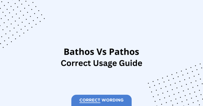 Bathos vs. Pathos - Which is Correct?
