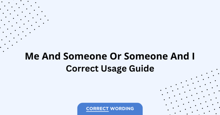 I vs. Me - Which is Correct?