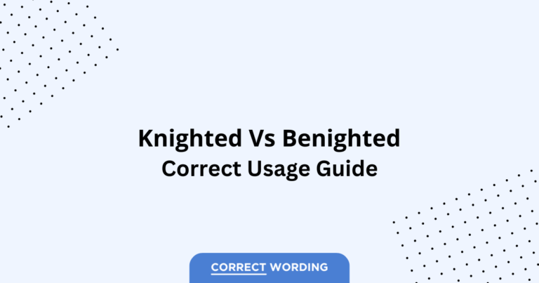 Knights vs. Benighted - Which is Correct?