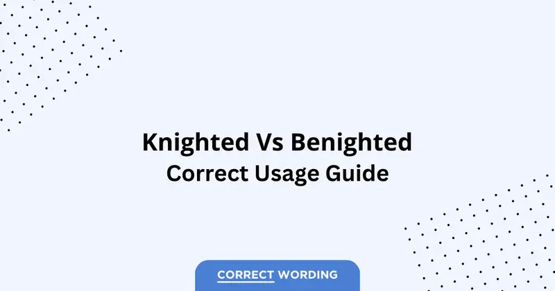 Knights vs. Benighted - Which is Correct?