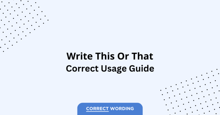 This vs. That - Which is Correct?