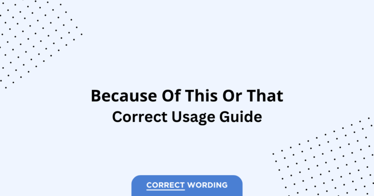 This vs. That - Which is Correct?